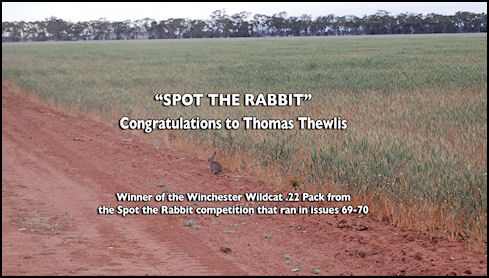The 'Spot the Rabbit' competition winner from Issues 69 - 70